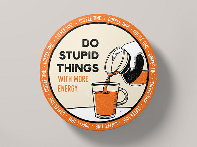 Coaster Design - Coffee Time