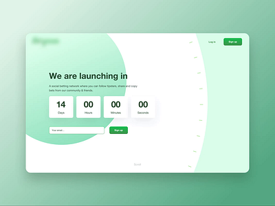 Countdown Timer after effects animation clean design clean ui countdown timer design minimalist motion ui ux web web app web design