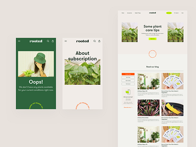 Website Design: Plant Store