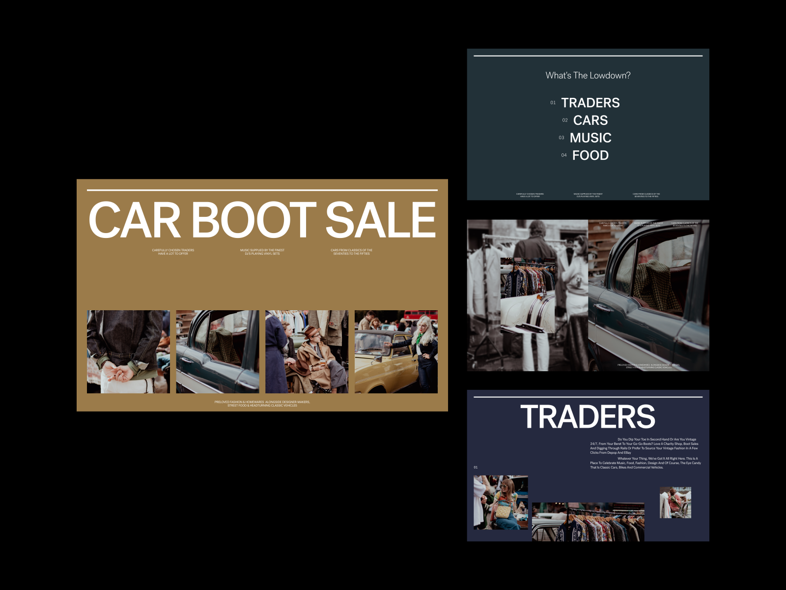 Classic Car Boot Sale by Elena Smirnova on Dribbble