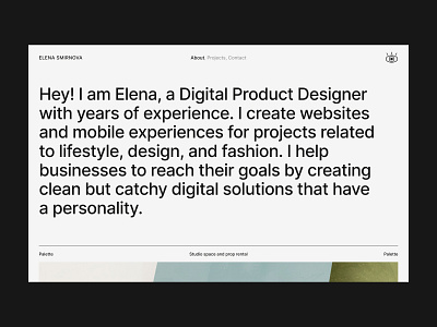 Portfolio website clean design design portfolio web website