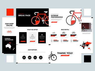 My Bicycle - Keynote design bicycle bicycle shop bicycles composition design graphic design keynote presentation keynote template simple design ui