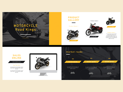 Motorcycle- Product - keynote design composition design graphic design keynote presentation keynote template motorbike motorcycle product shop simple design technology ui