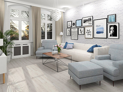 Living room visualisation 3d interior design visualisation