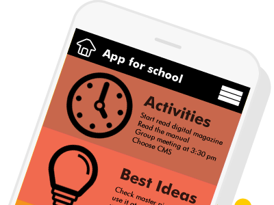 App for school app design prototyping school sketches