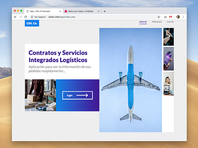 Aplicación web para Contratos y Servicios Integrados php responsive ui we design web app