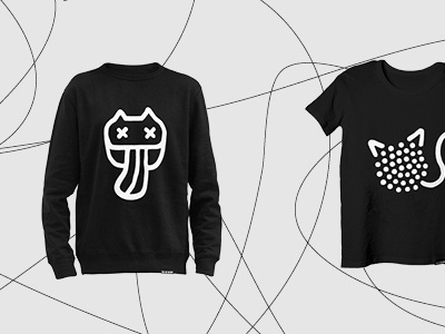 NOT YET DECIDED black sweater cat cat sweater cats design fashion fashion brand kitten kittens new brand not yet decided style