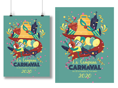 cartel drible2 carnaval design illustration ilustración logo poster sevilla spain