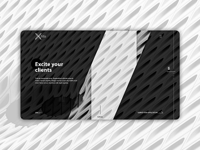 X Site art branding design develop homepage interface it company landing logo page photoshop site typography ui ux vector web