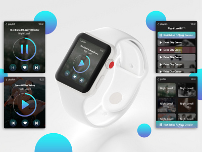 music app app apple apple watch art design interface music music app music player photoshop ui ux web