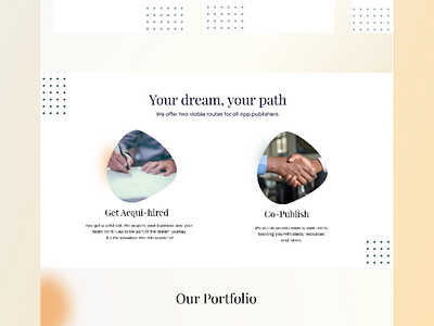 Your dream Your path design home screen illustration ui ux vector