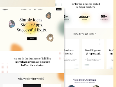 Thrasio Home Page Concept branding design graphic design home screen illustration strap ui ux