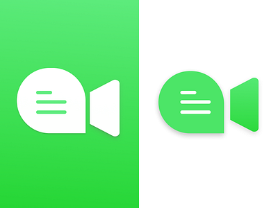live video chat app logo 3d 3d logo app logo chat logo clean design live chat logo logo ui video chat