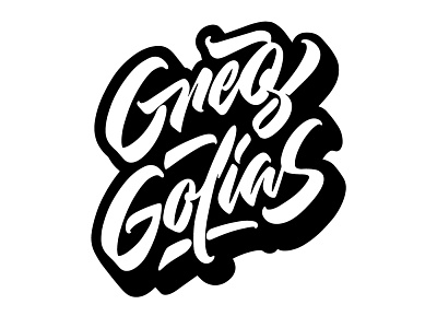 Greg Golias lettering letters logo logos