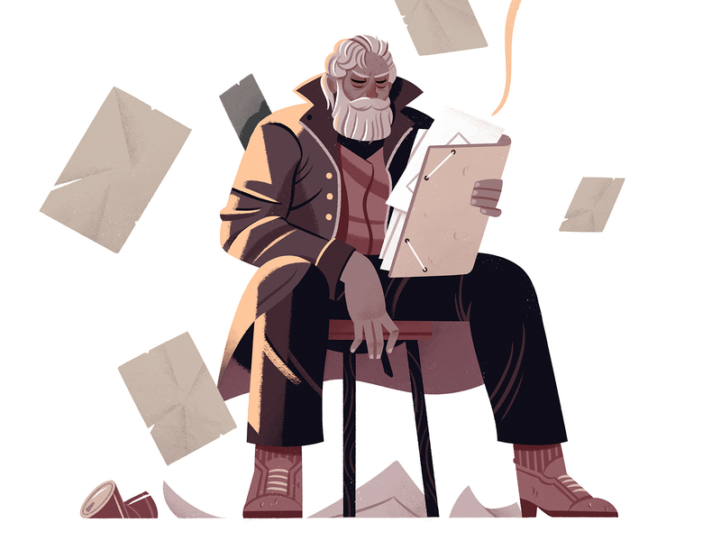 Ethan Seward character character design editorial gameart gamebook illustration