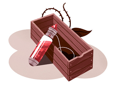 Blood Vial 2 blood design editorial illustration game gameart illustration spot illustration