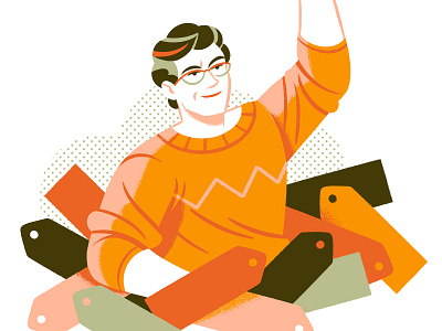 Tags! character editorial editorial illustration illustration self knowledge teaching