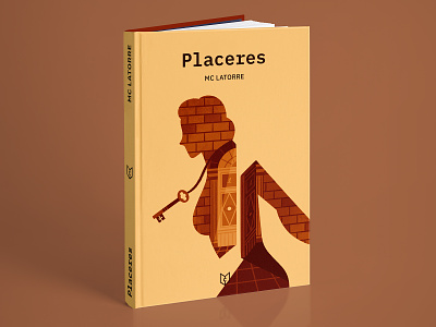Placeres (book cover) book bookcover character cover cover design editorial female illustration introspection mockup self publishing writing