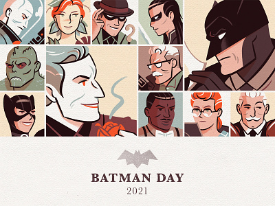 Batman Day 2021 (A) batman batman day cartoon character comic book design fanart illustration joker