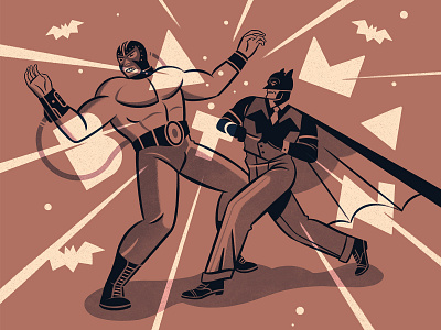 Batober 2021 batman batober character design fight illustration superhero
