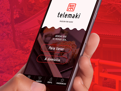 Telemaki App app design flat ios japanese ui ux