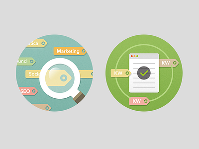 SEO (1) color design icon illustration infographic seo vector