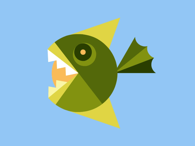 Chew! alien animate animation character fish flash vector video game