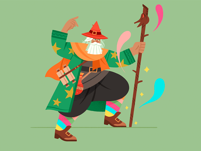 Sr Imaginacion ipadpro procreate children imagination mage design character