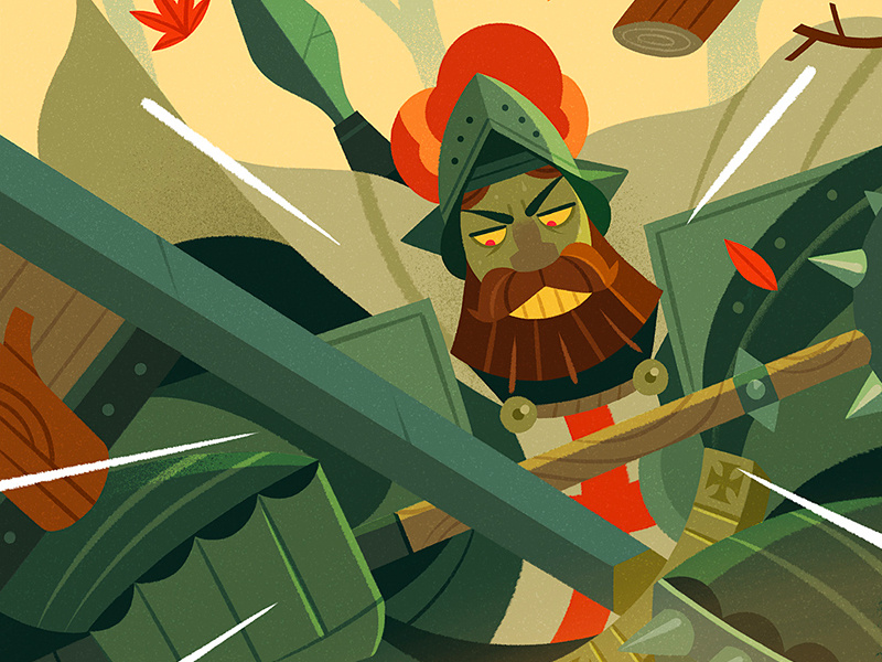 St. Jordi! design ipadpro knight character procreate illustration