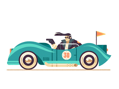 Cars & Drivers (Rockabilly) car cartoon character design illustration rockabilly