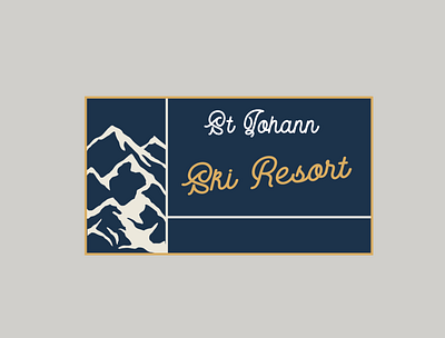 St Johann Ski Resort artist colour design designer illustration illustrator logodesign skiing snowboarding studio typography winter