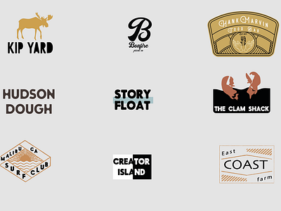 Selection of recent logos