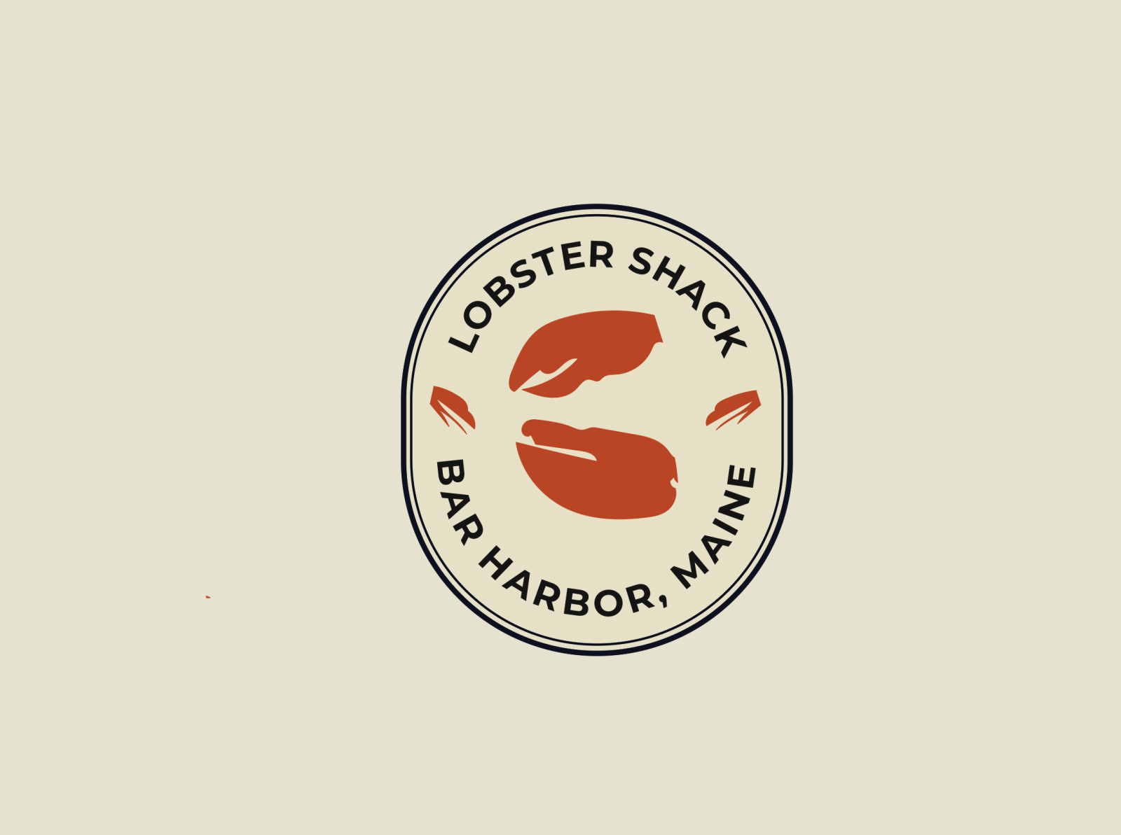 Lobster Shack, Maine Logo by sally wanless on Dribbble