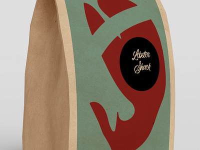 Lobster Shack Co. bold branding colour design designer drawing illustration lobster lobster shack packaging print seafood simple