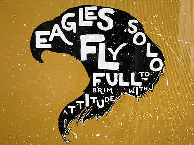 Eagles fly solo