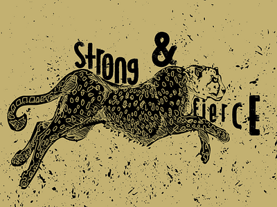 Leopard strong + fierce