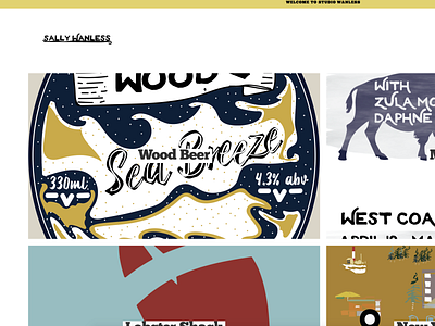 New Website! branding designer illustration studio studiowanless webdesign