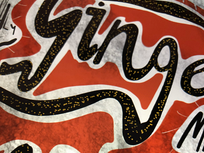 Ginger ale beer design studio designer ginger ale hand lettering packaging typography