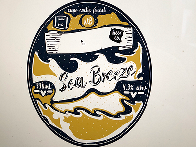 Process of beer label