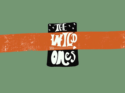 The wild ones artist branding colour design studio designer illustrator outdoors type typography wild