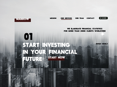 Marrow design designer finance investing productdesign ui ux website
