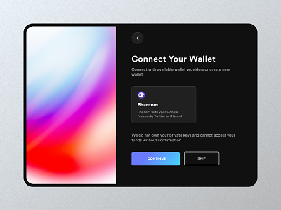 Wallet Connection - NFT Platform 3d branding design digital art graphic design nft product ui ux website