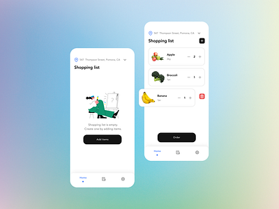 Shop&Collect App concept