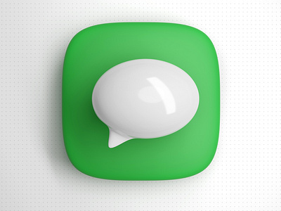 3D Messages iOS icon