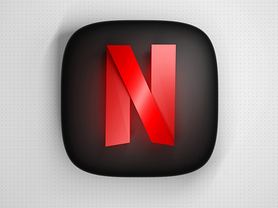 Netflix 3D icon