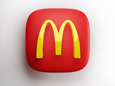 Mcdonalds 3D Icon