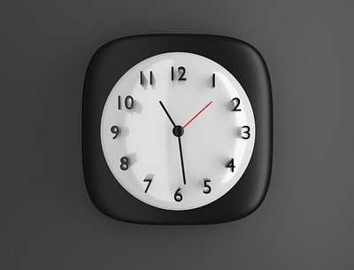 iOS Clock 3D Icon 3d app app design apple icon ios ios app ios11 ios7 thebigbangicons