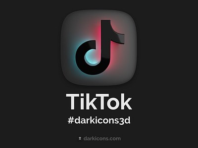 TikTok 3D Icon