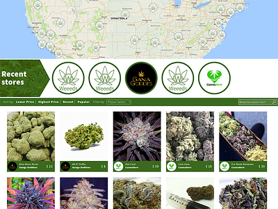 Weeeds first look cannabis marijuana marketplace website weed