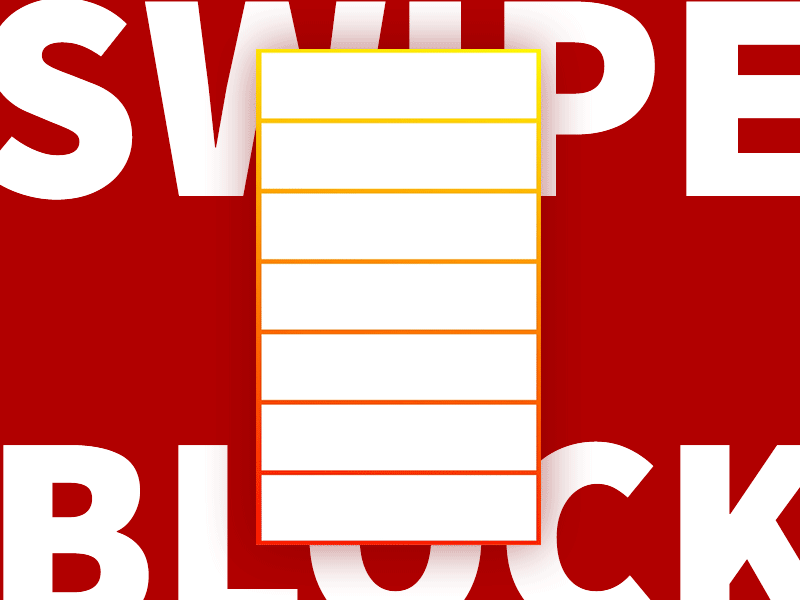 Swipe2Block block clean email email app number phone swipe xd